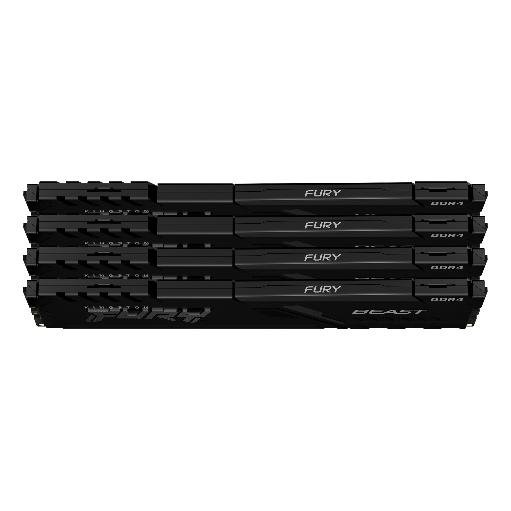 Модуль пам`ятi DDR4 4x32GB/3200 Kingston Fury Beast Black (KF432C16BBK4/128)